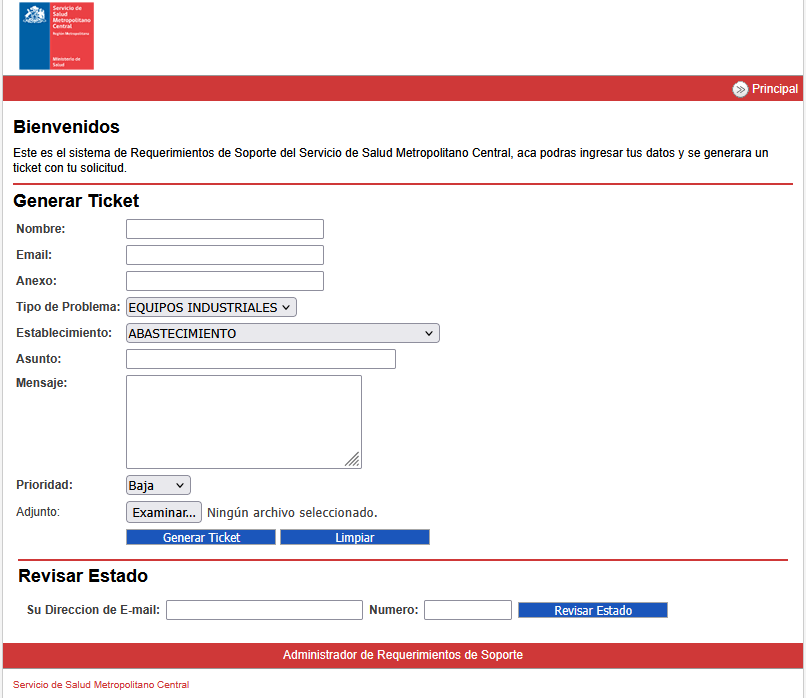 Mantención Generar Tickets